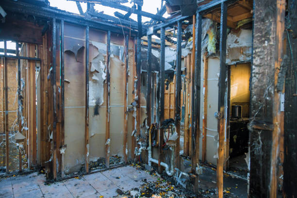 Professional Soot Cleanup technician working in Piedmont, MO